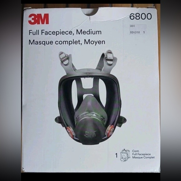 3M Full Facepiece Reusable Respirator 6800 - Medium - New/Open Box - Picture 1 of 1